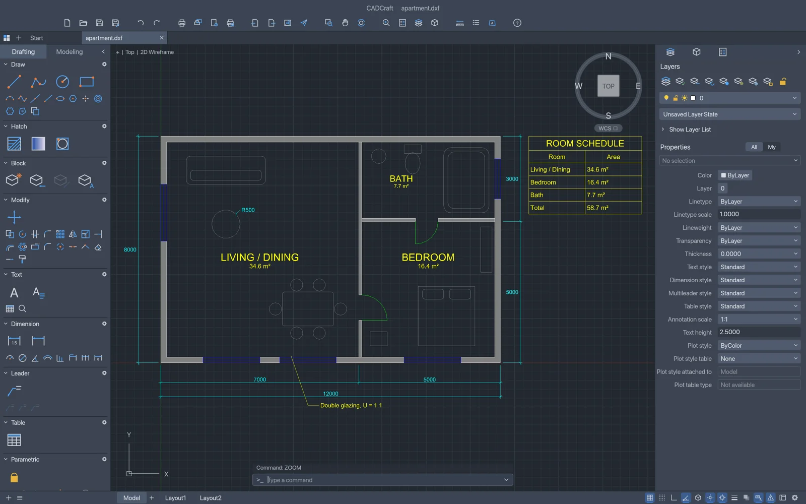 CADCraft application interface