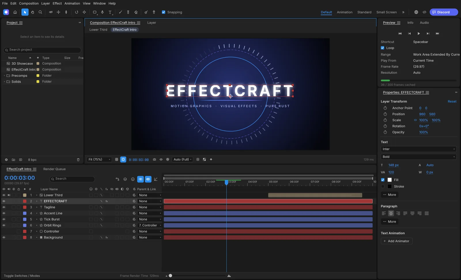 EffectCraft application interface
