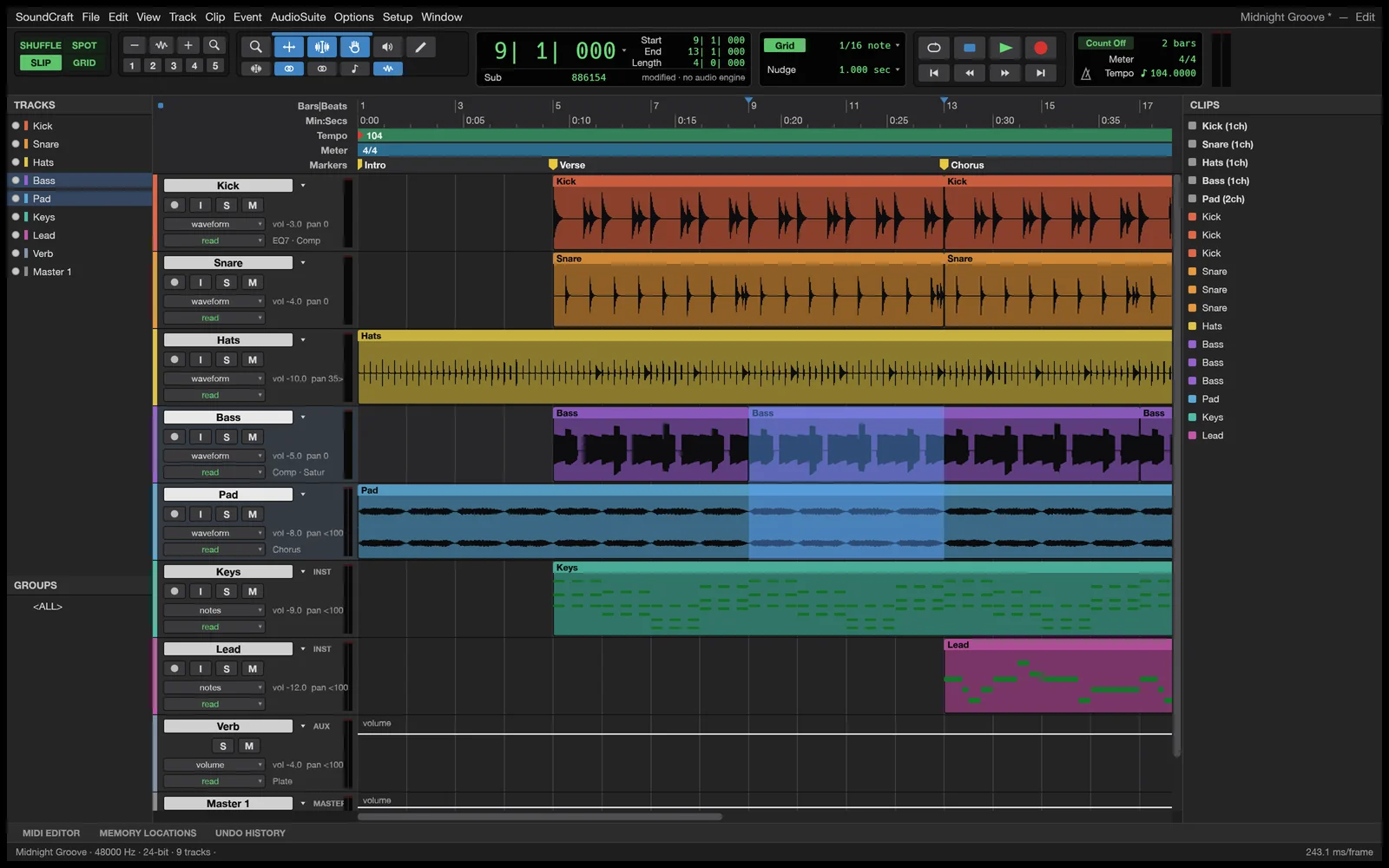 SoundCraft application interface